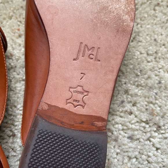 J Mc Laughlin cognac leather mules, size 7 - Picture 7 of 8